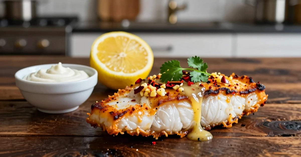 "Pan-seared crispy frozen fish fillet with lemon and garlic butter – Best Frozen Fish Recipes Pakistan."