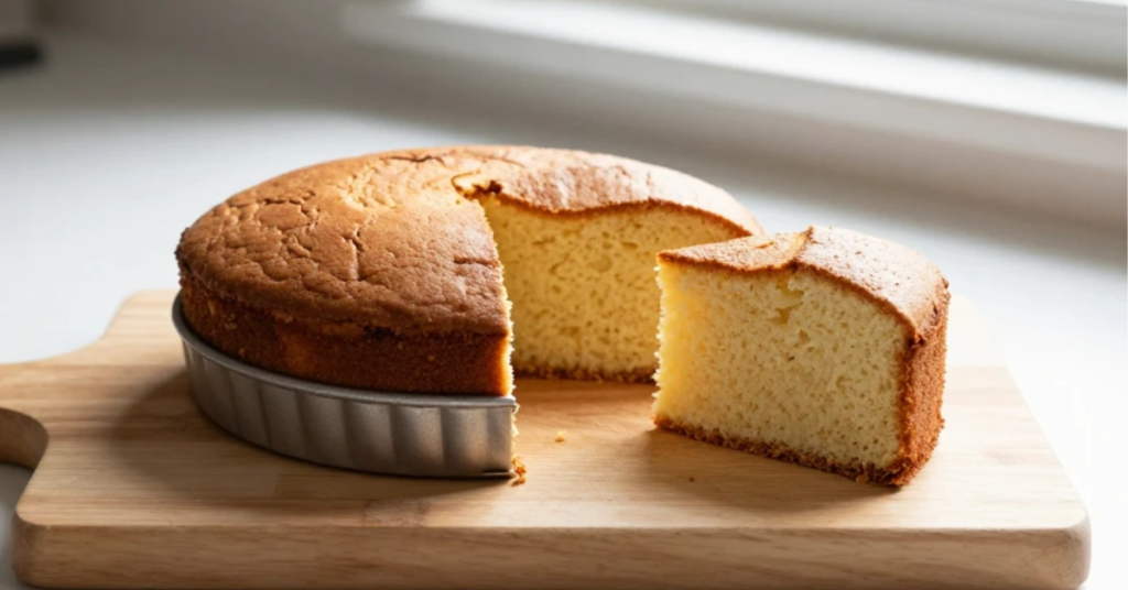 easy cake recipe without oven at home soft fluffy cake in pan