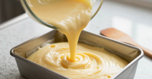 cake batter preparation for easy cake recipe without oven at home